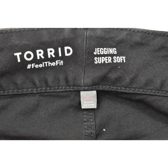 Torrid Jeggings Super Soft Black Skinny Jeans Plus Size 20S - Picture 7 of 8